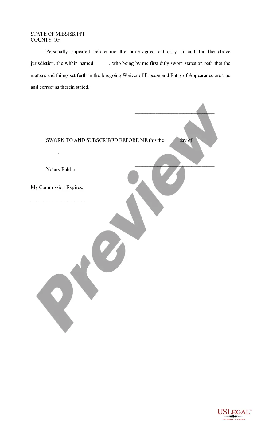 Get Waiver of Process and General Entry of Appearance and Joinder in Complaint Preview Waiver of Process and General Entry of Appearance and Joinder in Complaint