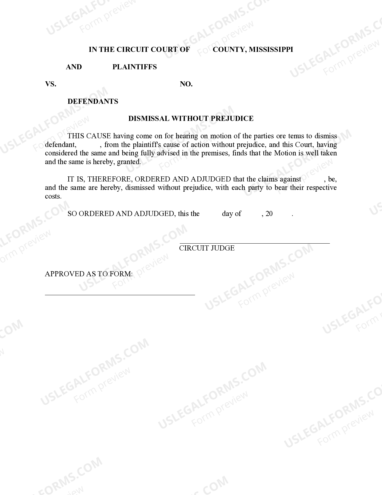 Mississippi Amended Motion in Limine US Legal Forms