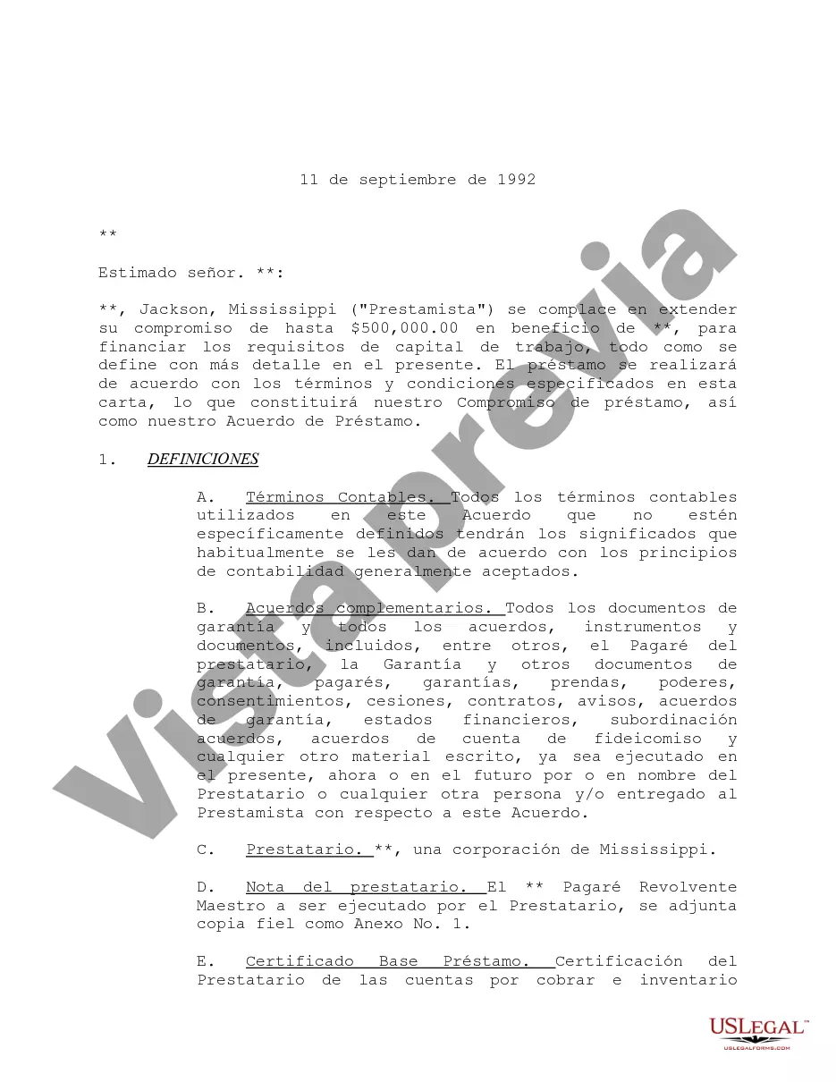 Preview Pagaré Maestro Revolvente