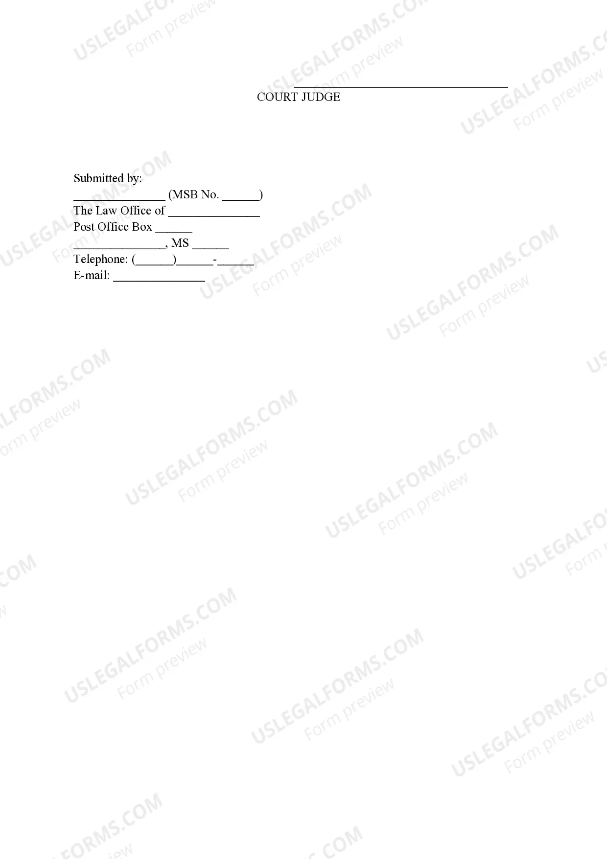 Preview Final Judgment Confirming Tax Title