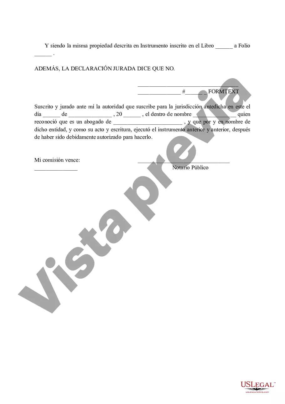 Preview Declaración jurada del escribano