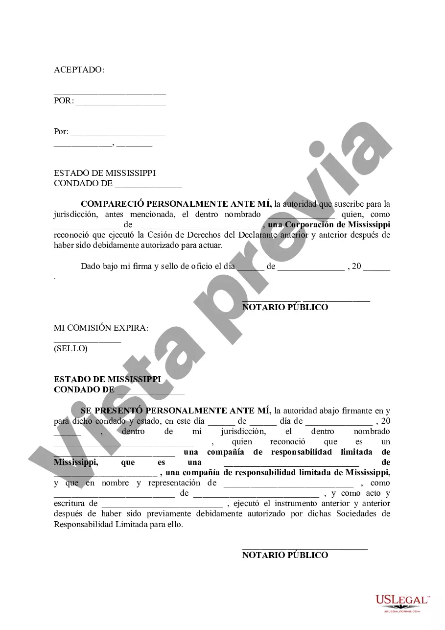 Preview Cesión del derecho del declarante