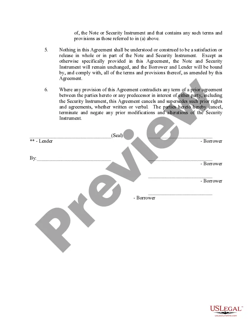 Get Loan Modification Agreement Preview Loan Modification Agreement