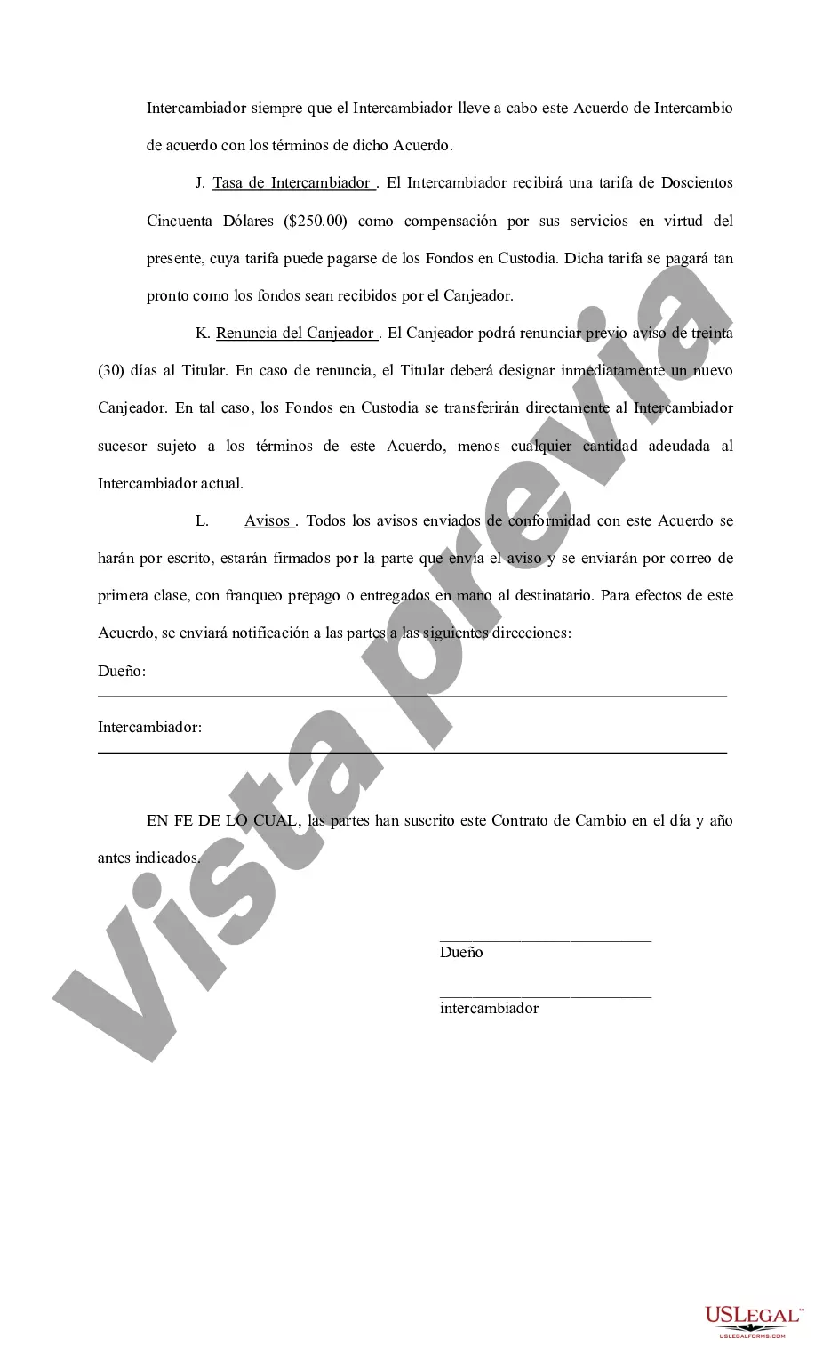 Preview Acuerdo de intercambio libre de impuestos