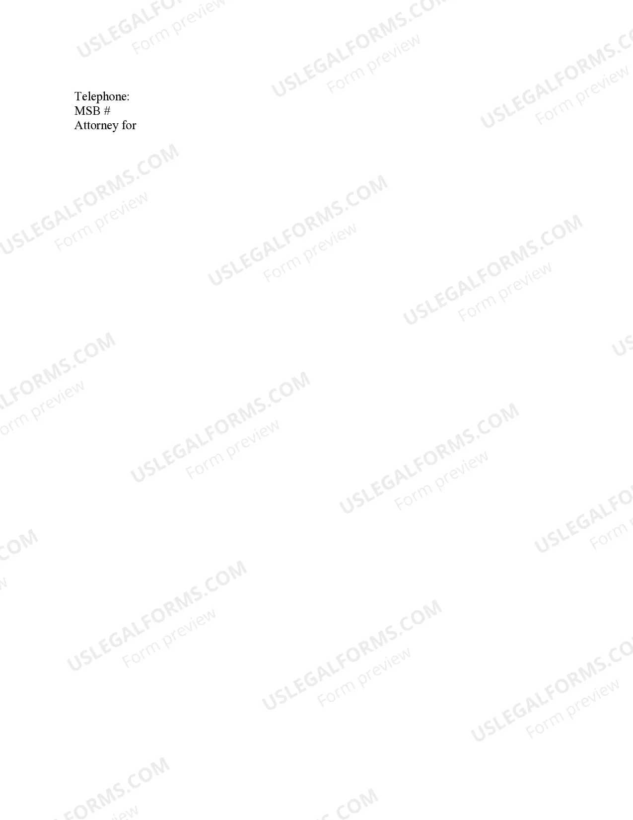 Preview Complaint for Replevin or Repossession