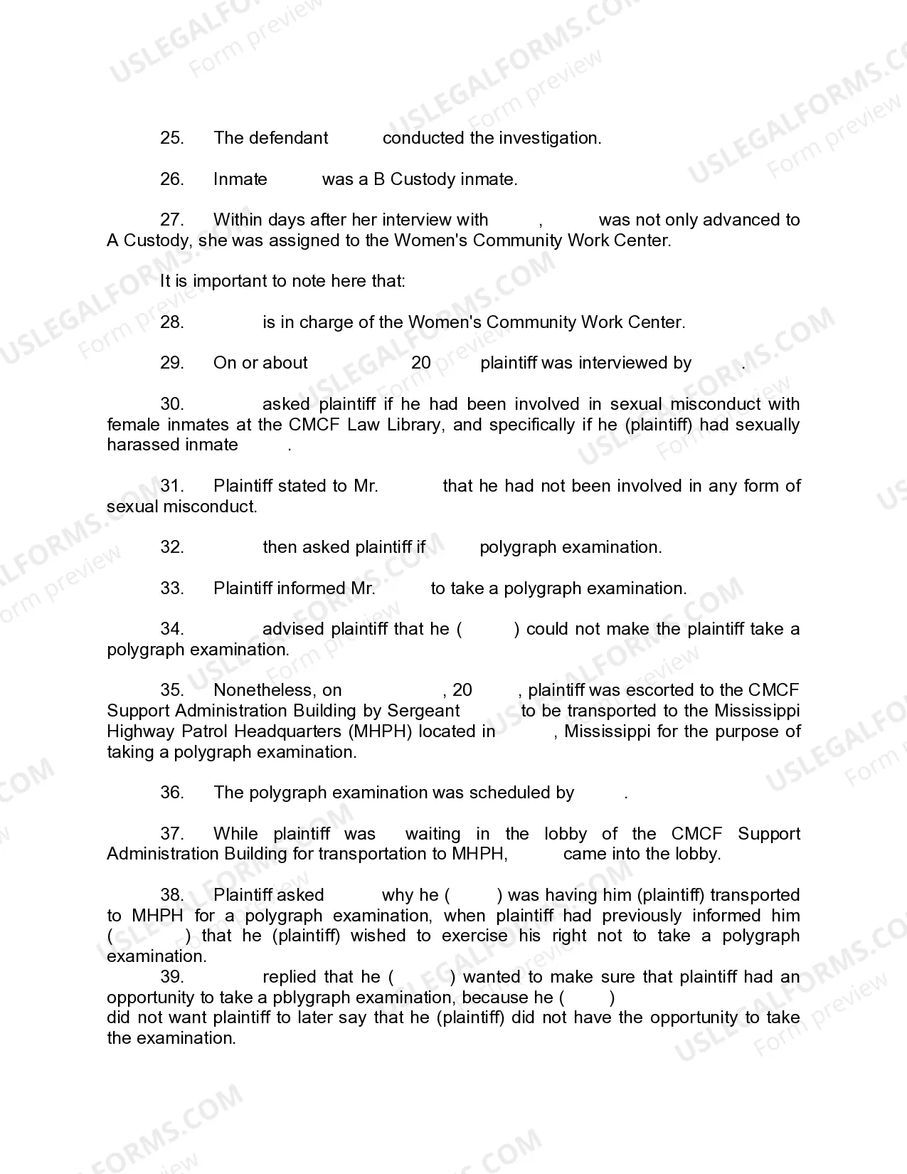 Preview A02 Amended Civil Rights Complaint