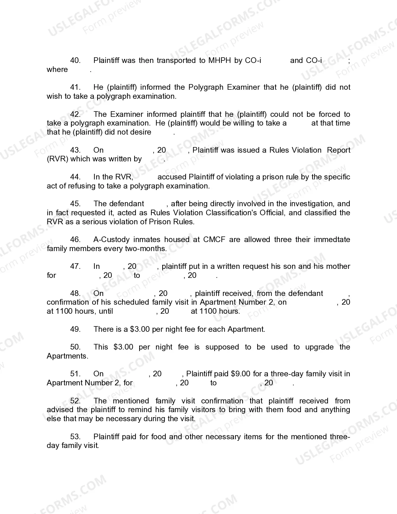 Preview A02 Amended Civil Rights Complaint