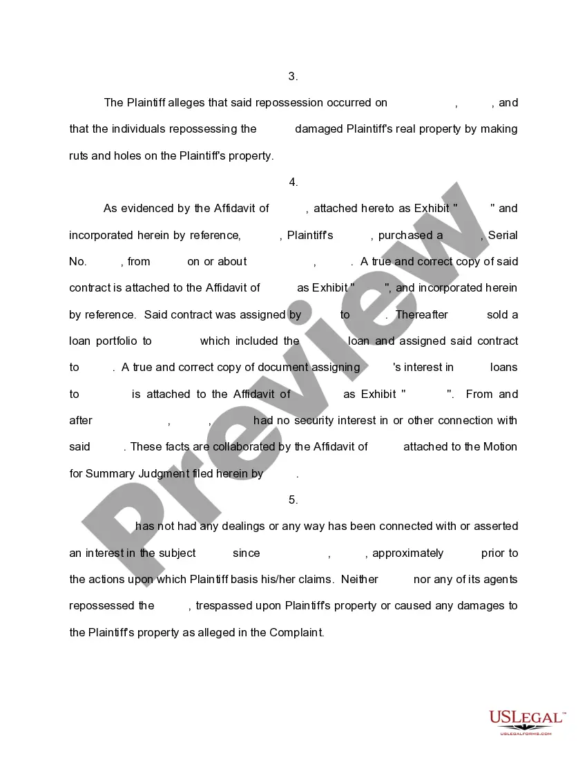 Preview Motion for Summary Judgment