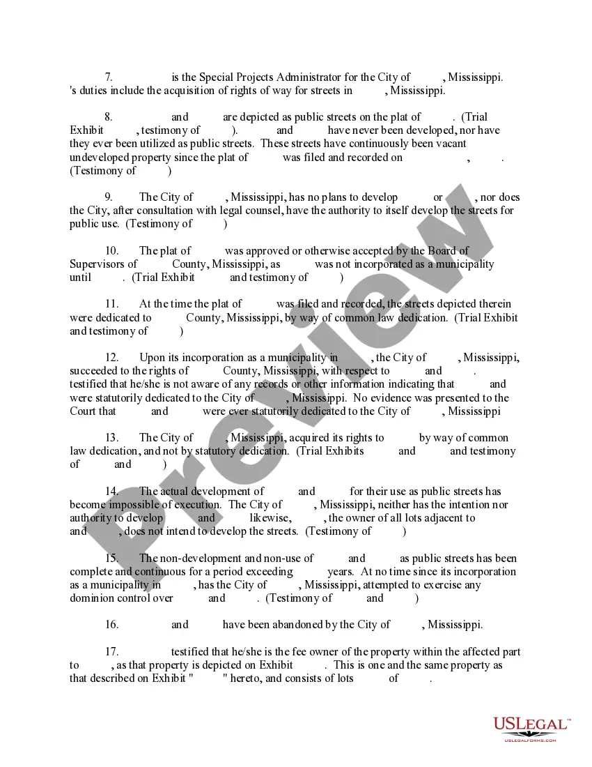 Preview Judgment Vacating Plat in Part, Removing Protective Covenants in Part, and Granting Other Relief