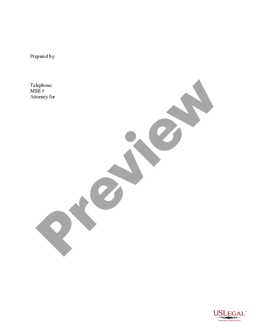 Preview Petition for Approval of First Annual Accounting