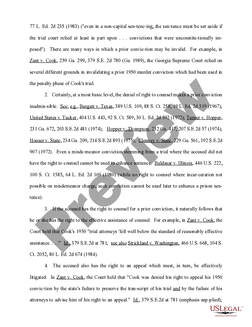 Preview Motion to Bar Introduction of Any Evidence Relating to Prior Convictions or Bad Acts