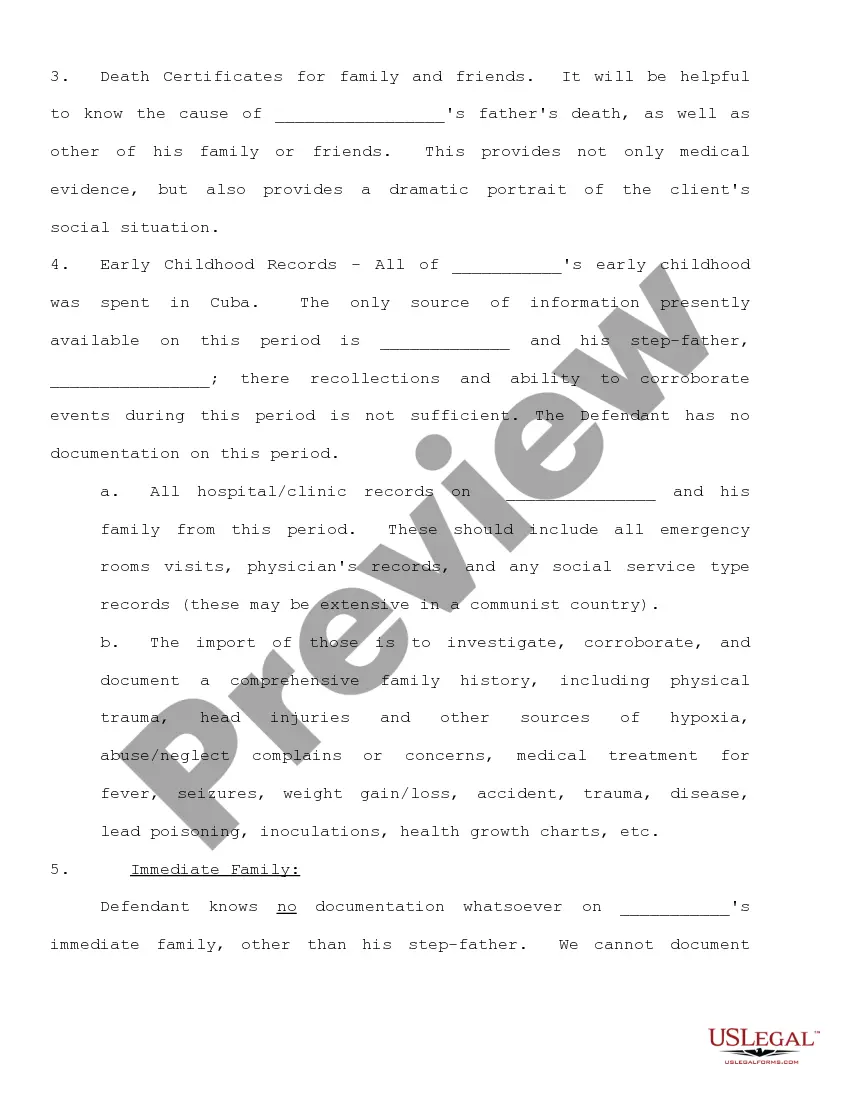 Preview Motion for Allowance to Hire Investigator and Translator