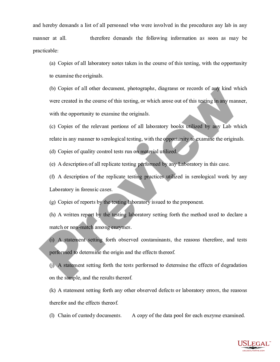 page 3 Motion for Discovery of Information Regarding State Experts preview