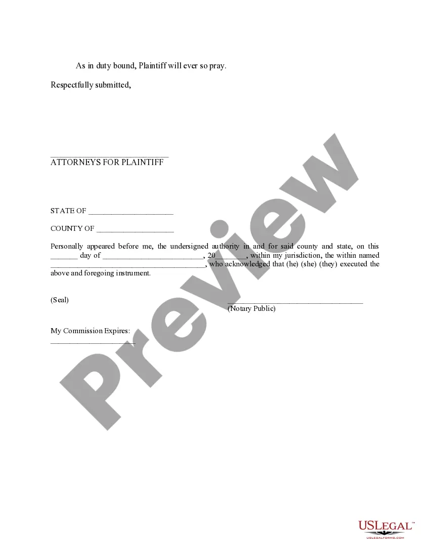 Preview Reply to Motion to Cite Plaintiff for Contempt and Counterclaim