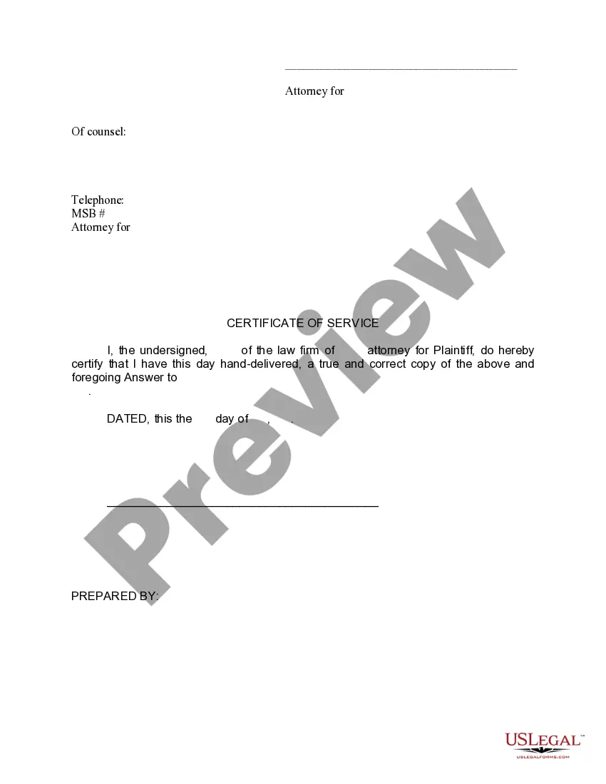 Get Answer to Counterclaim for Divorce Preview Answer to Counterclaim for Divorce