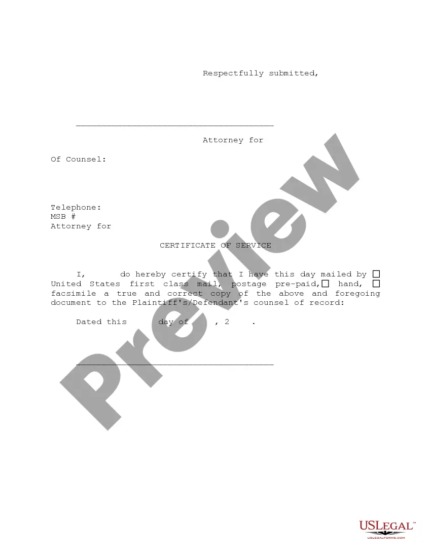 Preview Motion for Modification for Modification of Auction Sale