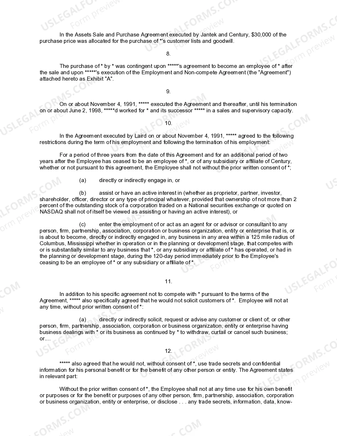 Preview Complaint for Injunctive Relief and Damages