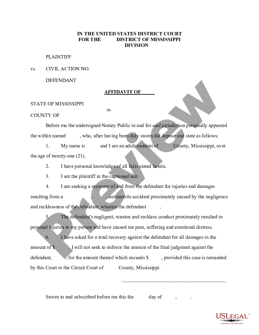 Mississippi Rebuttal to Defendant's Reply to Motion to Remand Employee Rebuttal Letter Sample