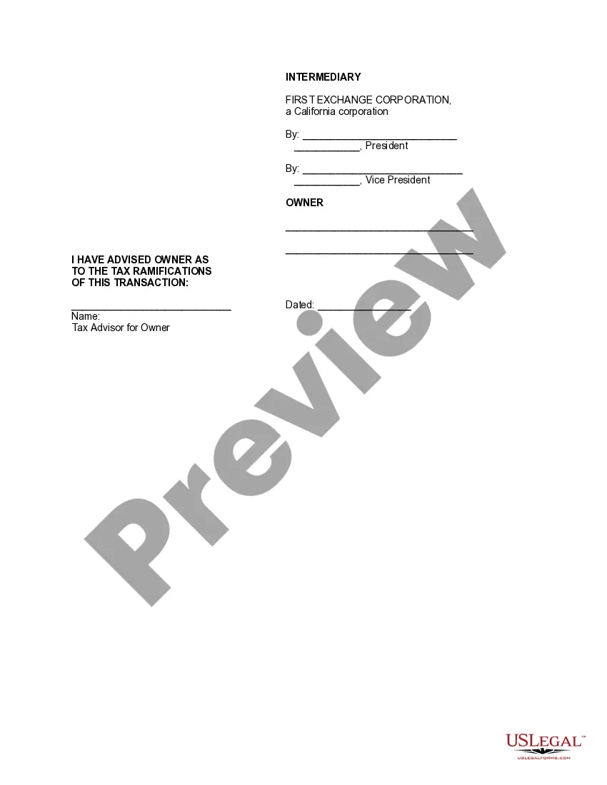 Preview Sample Real Property Exchange Agreement