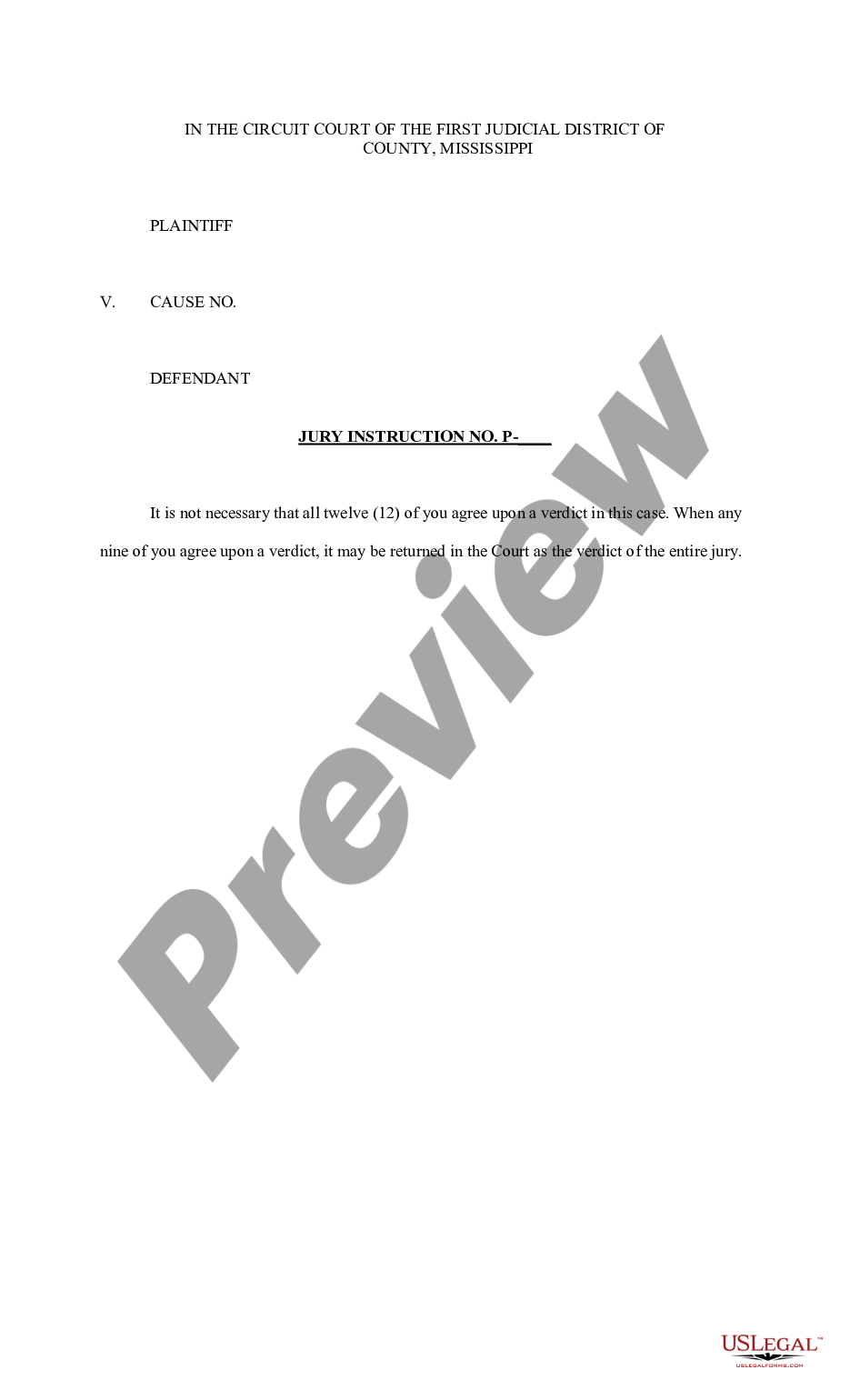page 2 Jury Instruction - Plaintiff's Instructions - Personal Injury Auto Accident preview