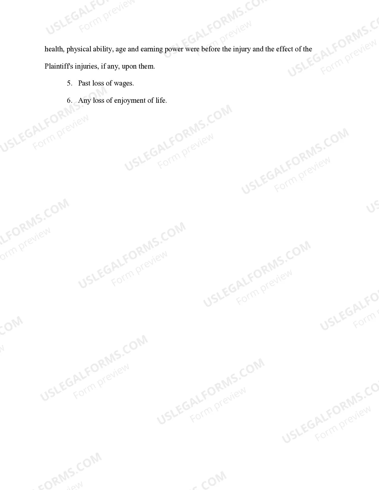 Preview Jury Instruction - Actual Damages Elements