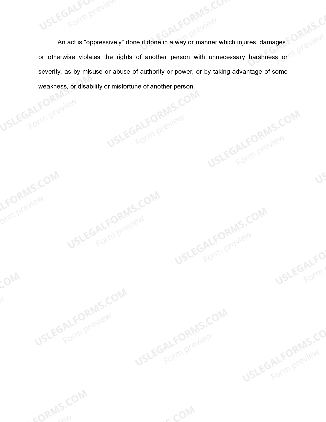 Preview Jury Instruction - Damages Instruction - Compensatory vs. Punitive