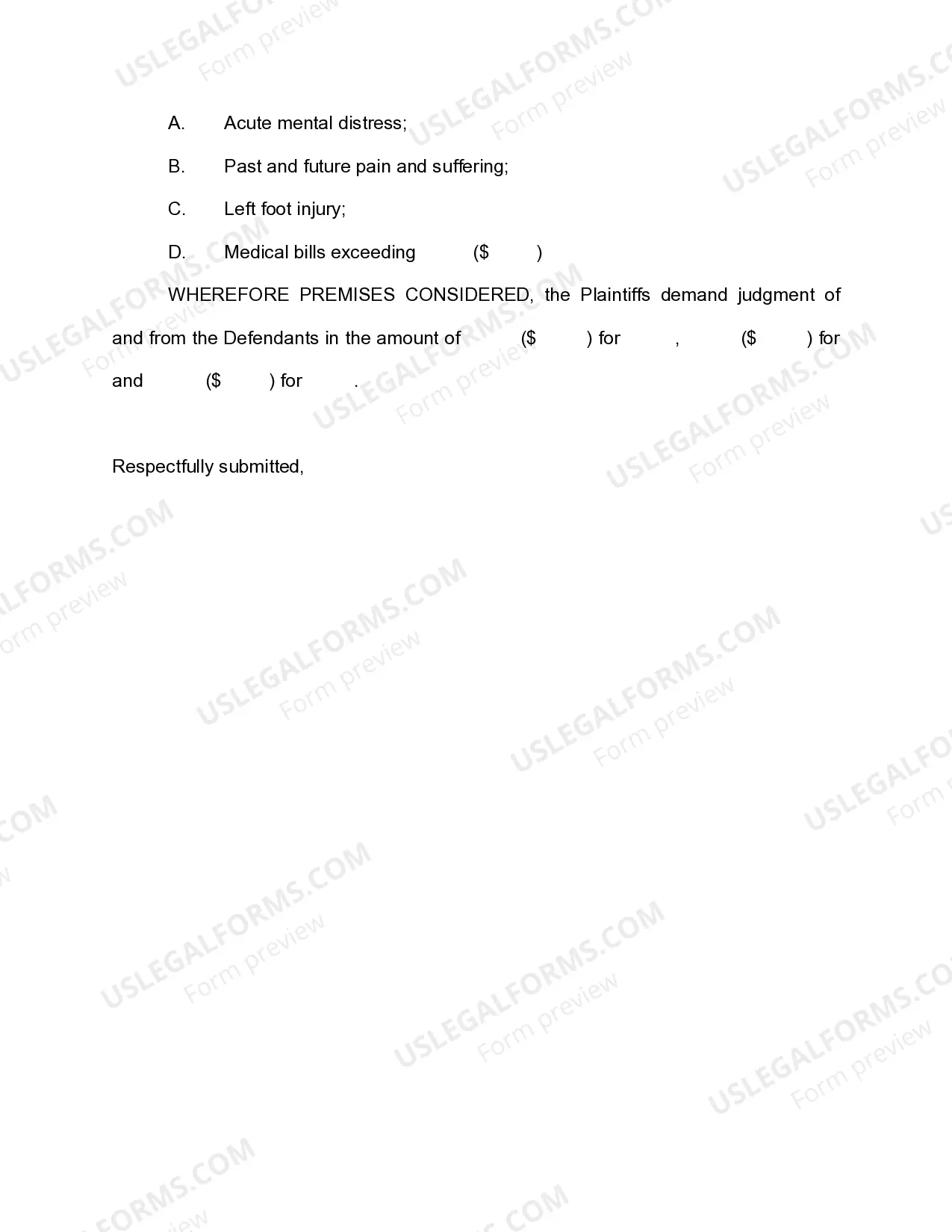 Preview Jury Instruction - Complaint - Injury by Power Lines