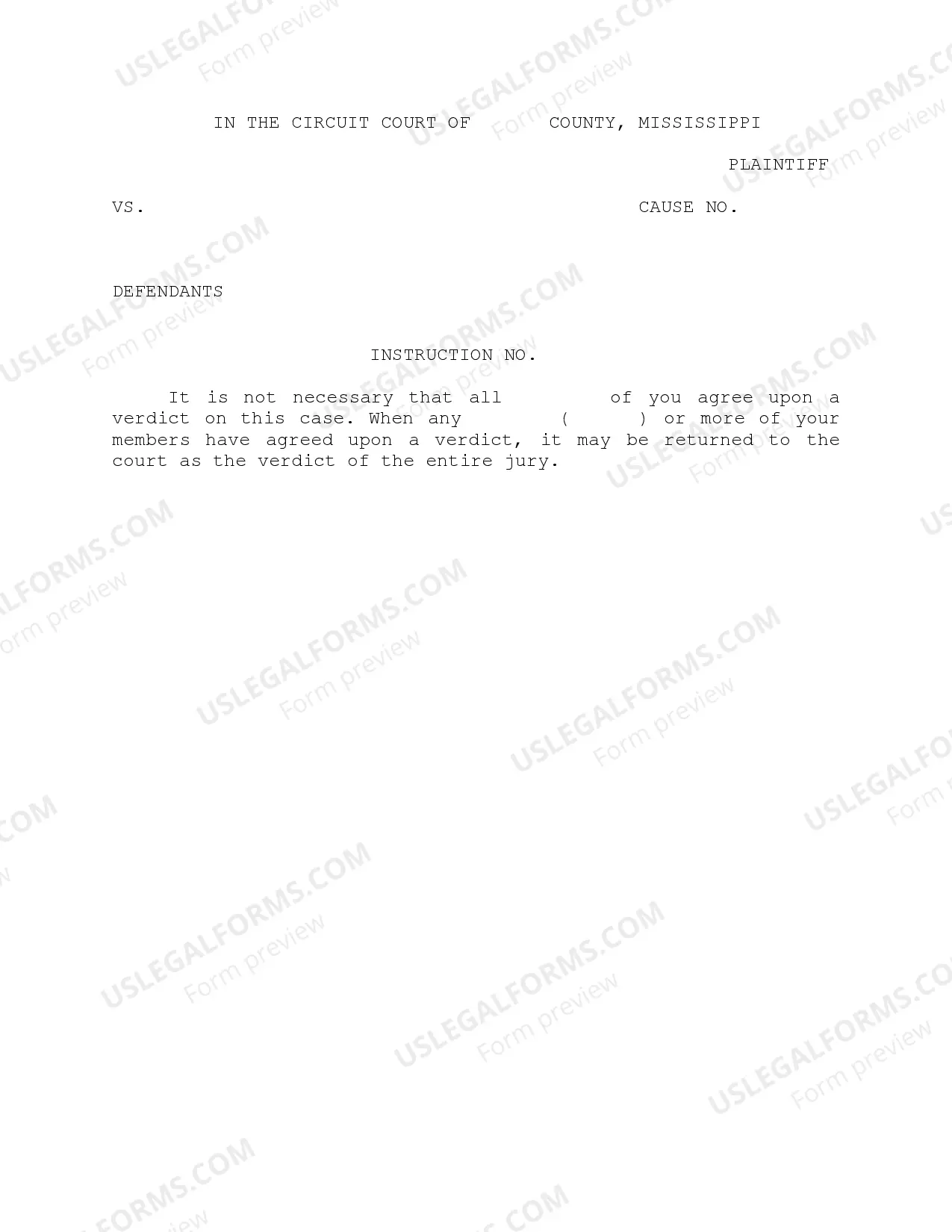 Preview Jury Instruction - Proposed Jury Instruction for Plaintiff