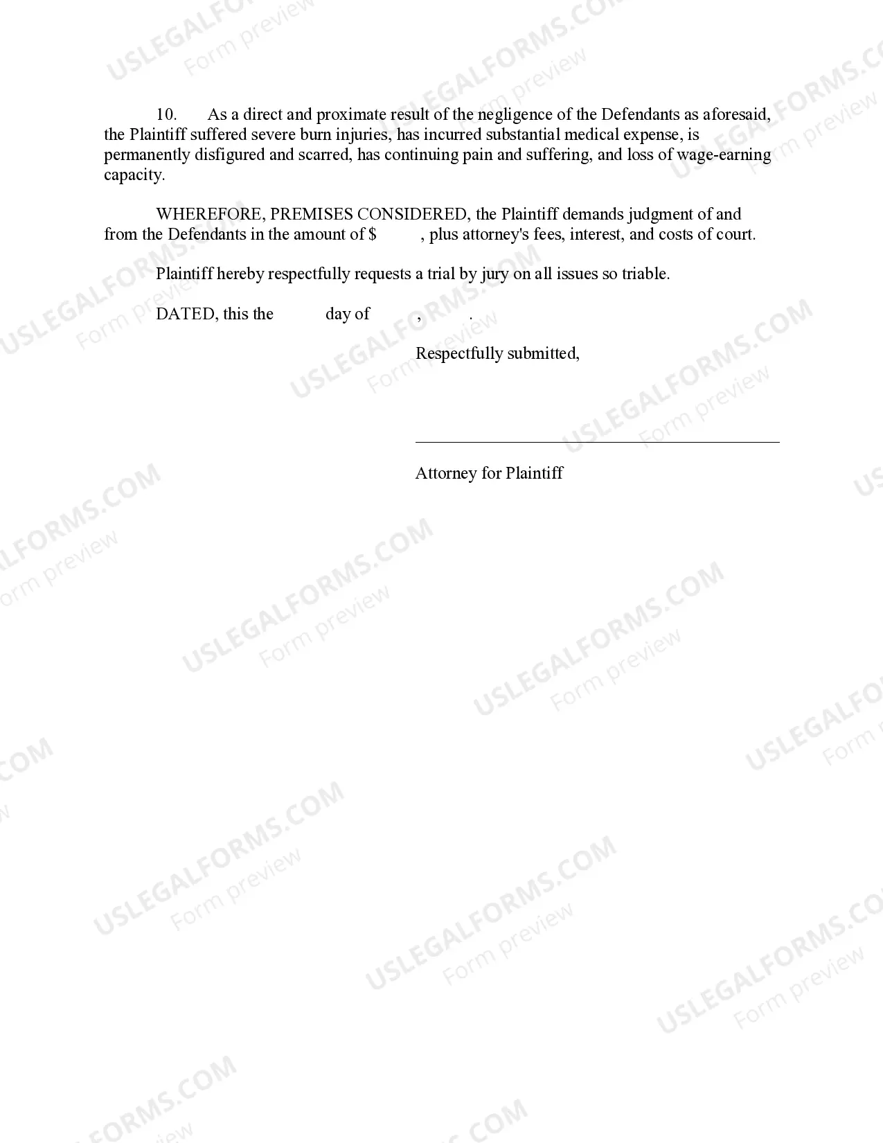 Preview Complaint with Corporate Defendant