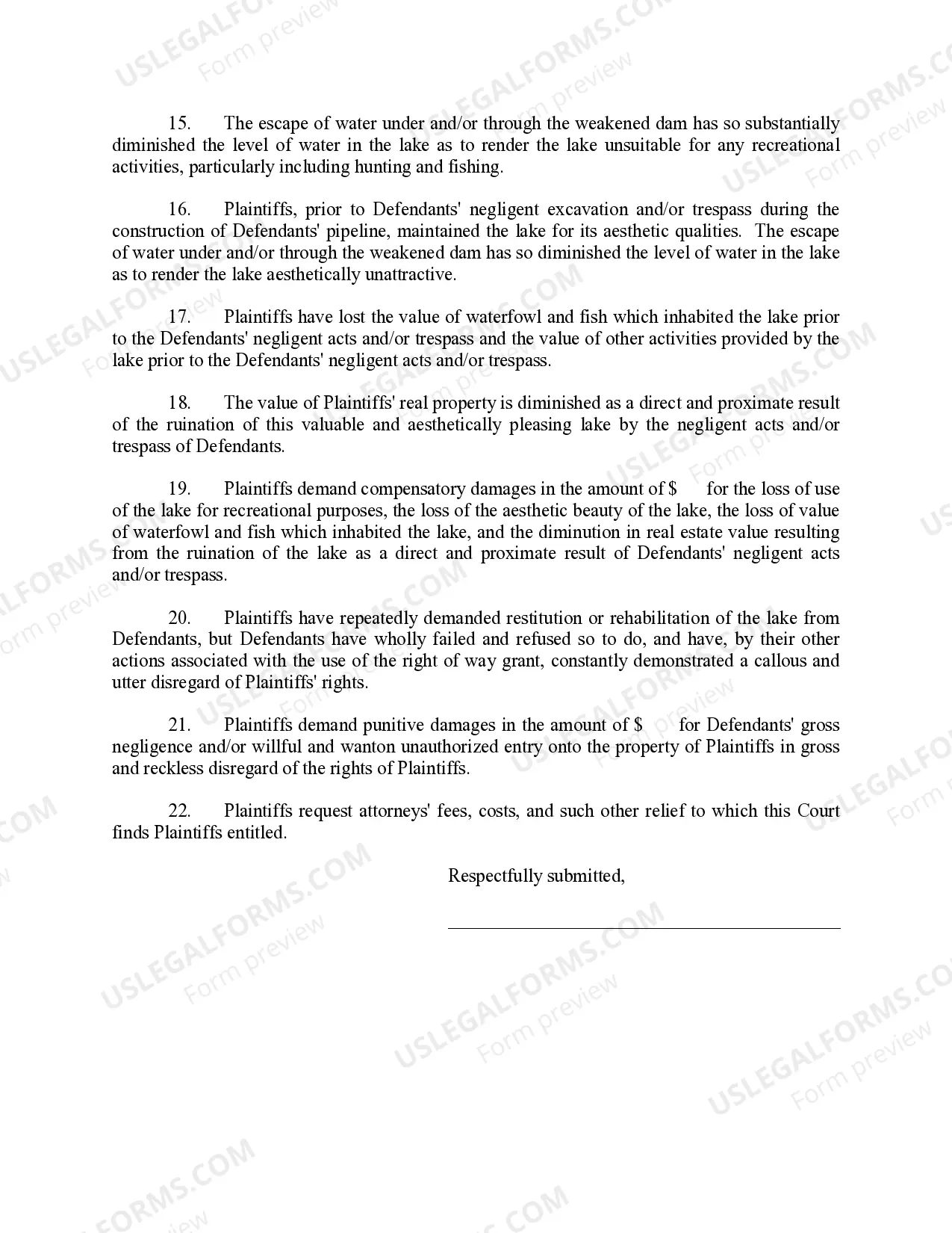 Preview Jury Trial Requested