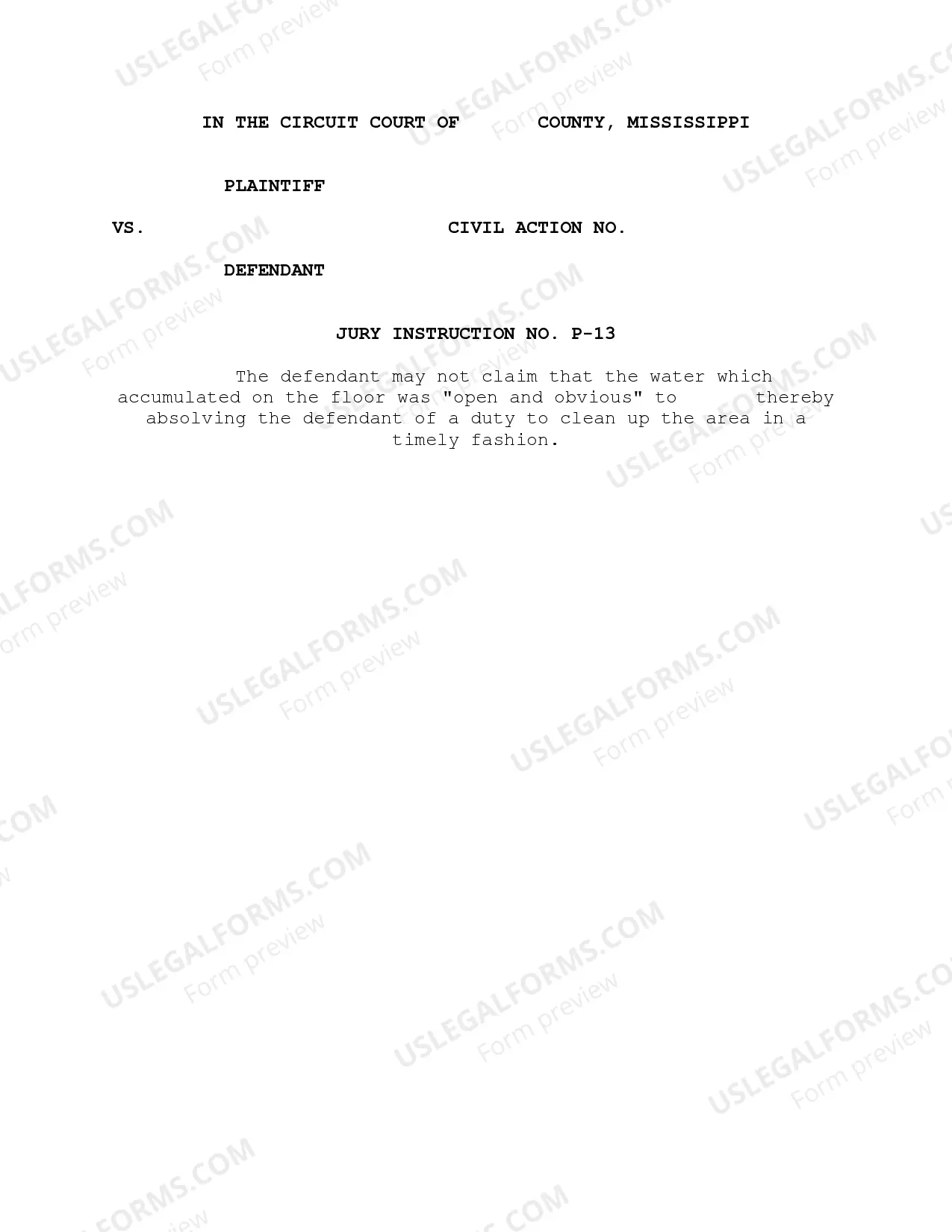 Preview Jury Instructions