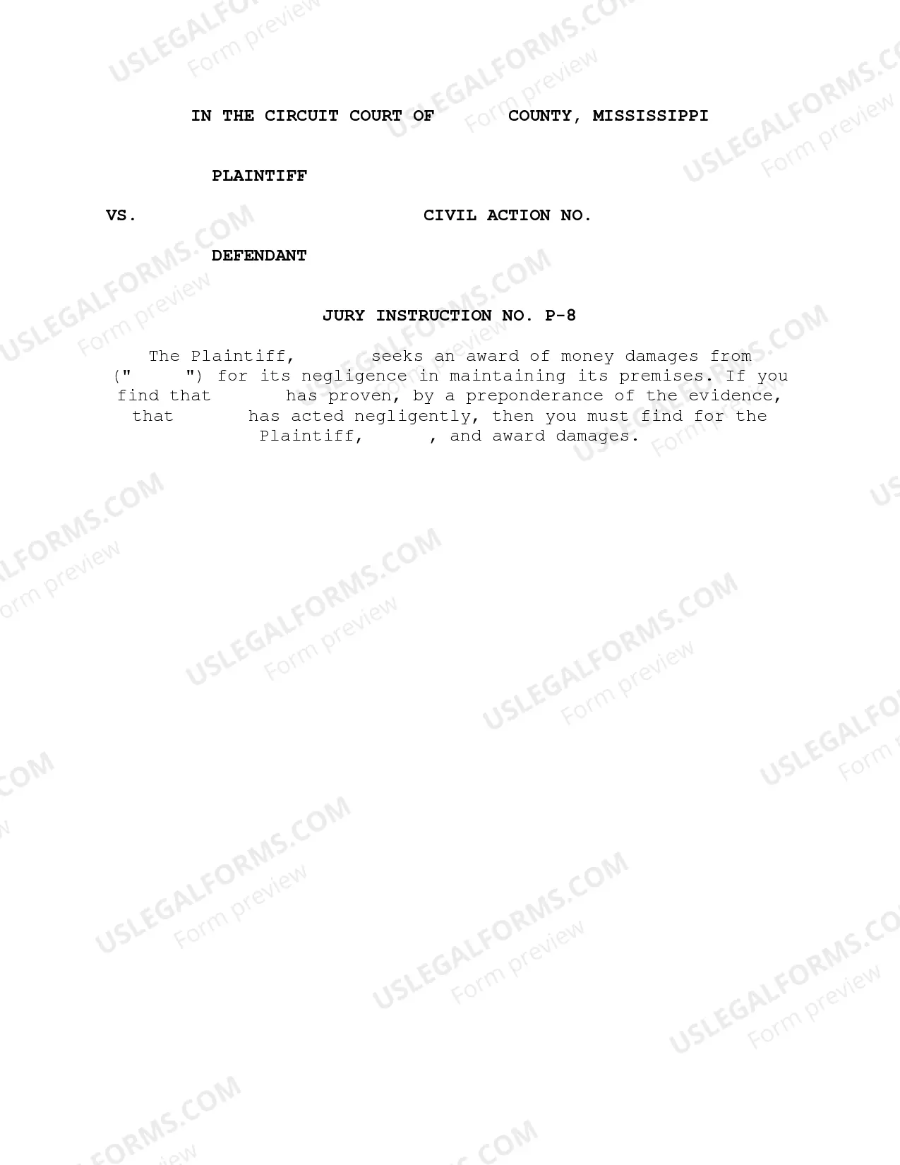 Preview Jury Instructions