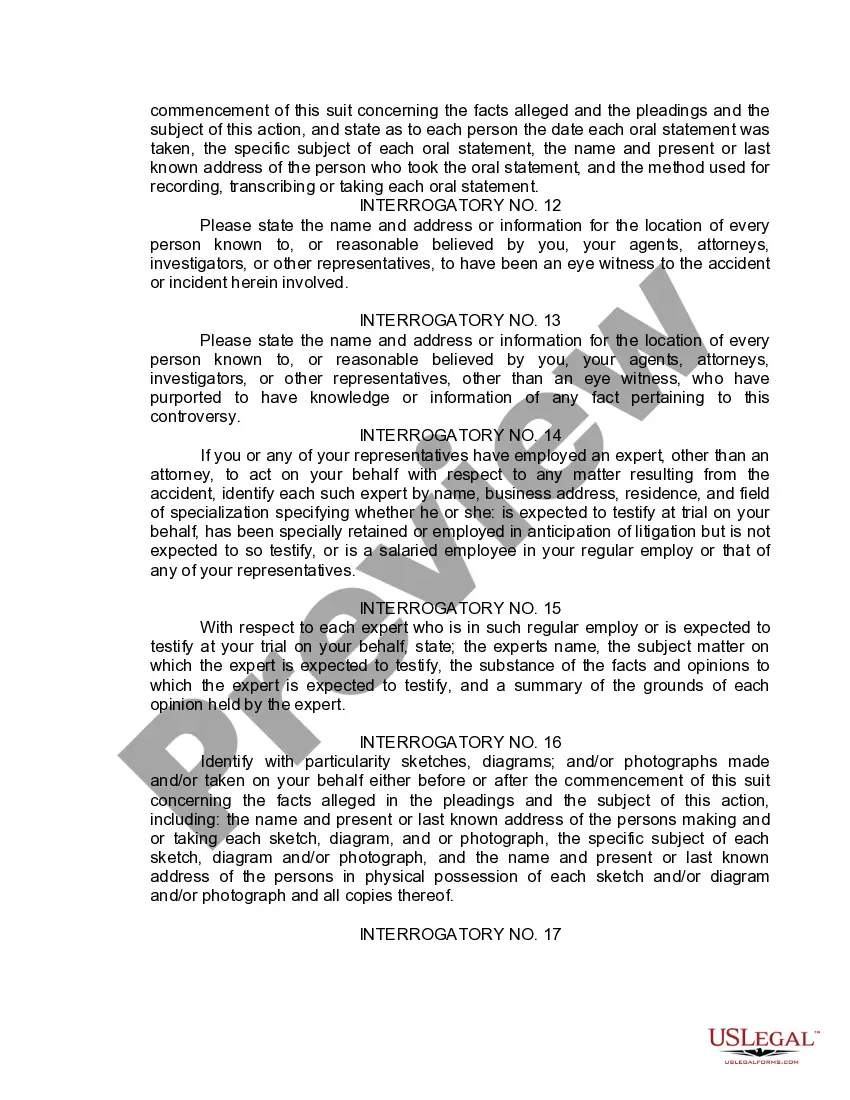 Preview Interrogatories
