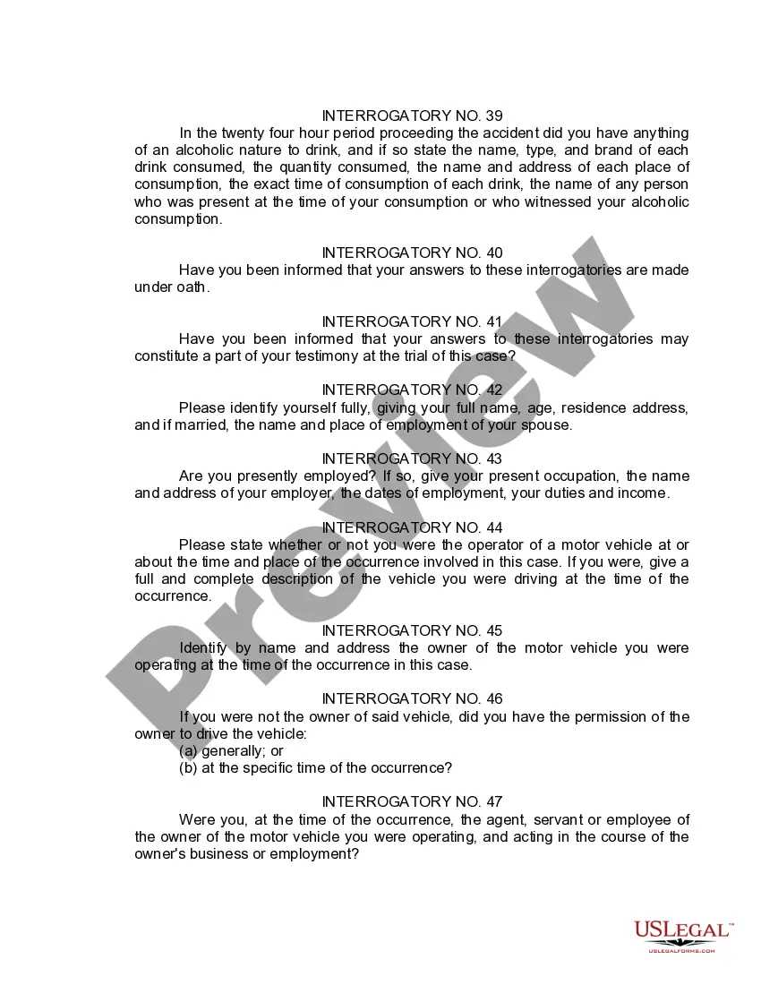 Preview Interrogatories