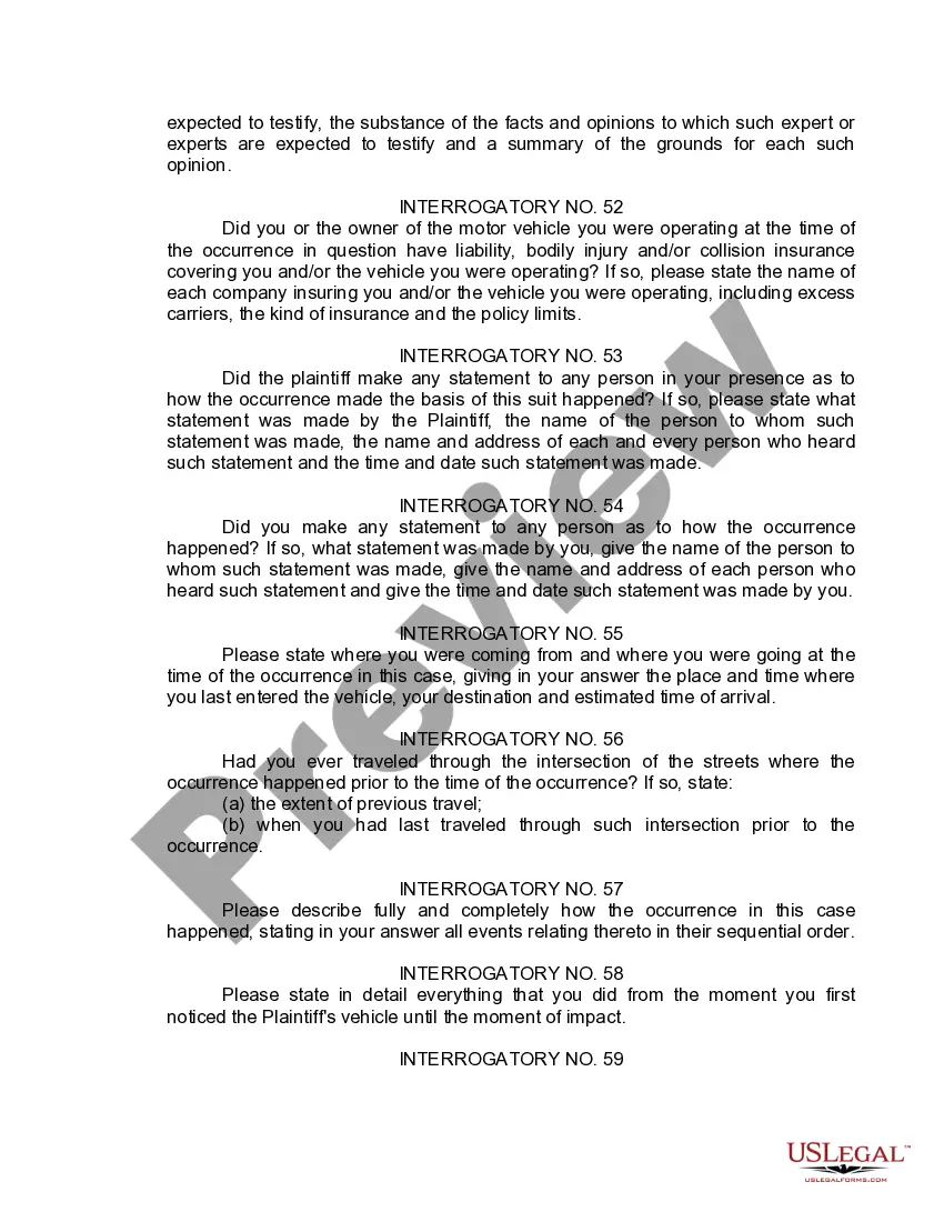 Preview Interrogatories