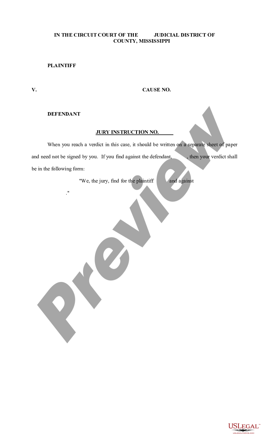 page 2 Plaintiff's Jury Instructions - Auto Accident preview