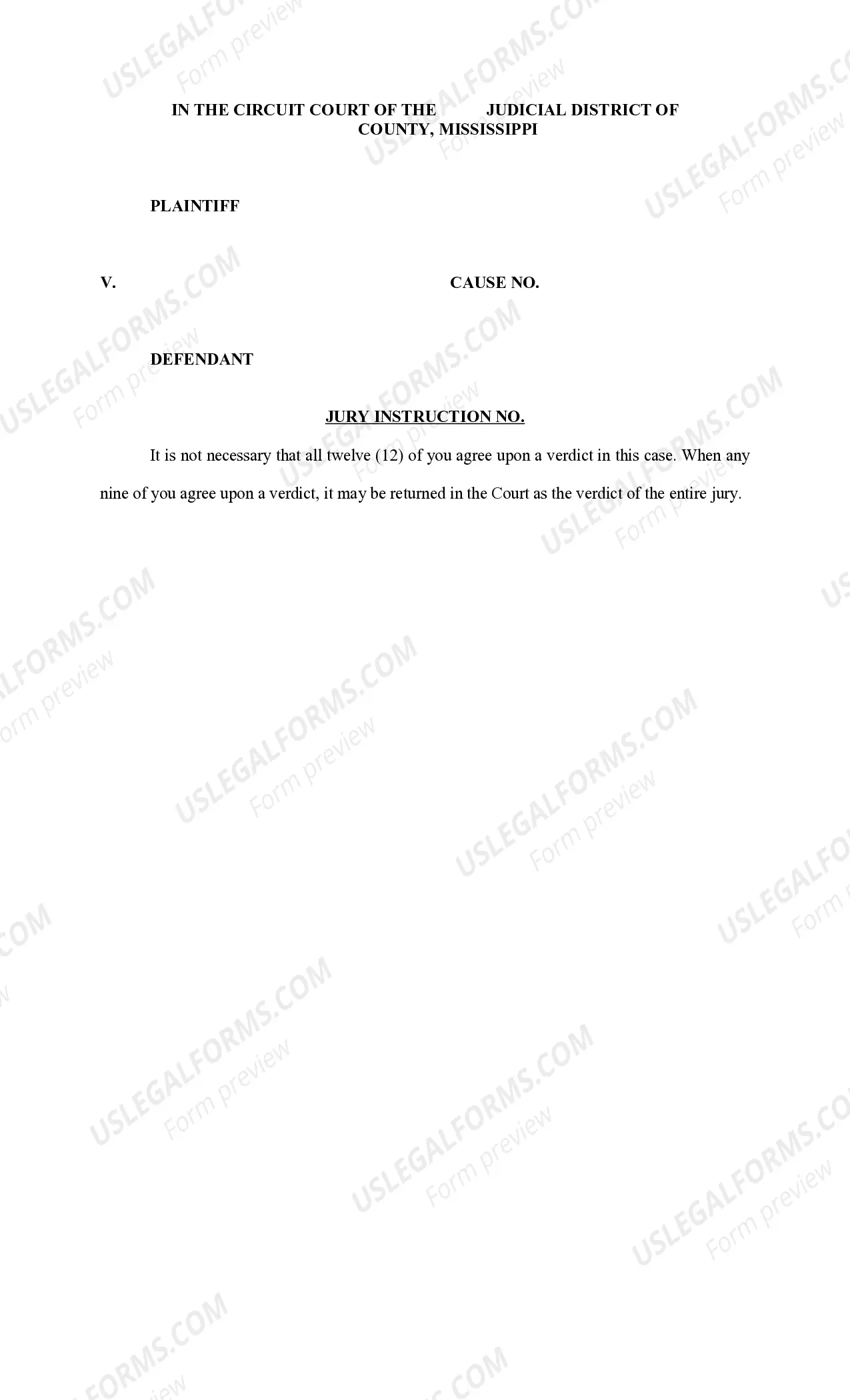 Preview Plaintiff's Jury Instructions - Auto Accident