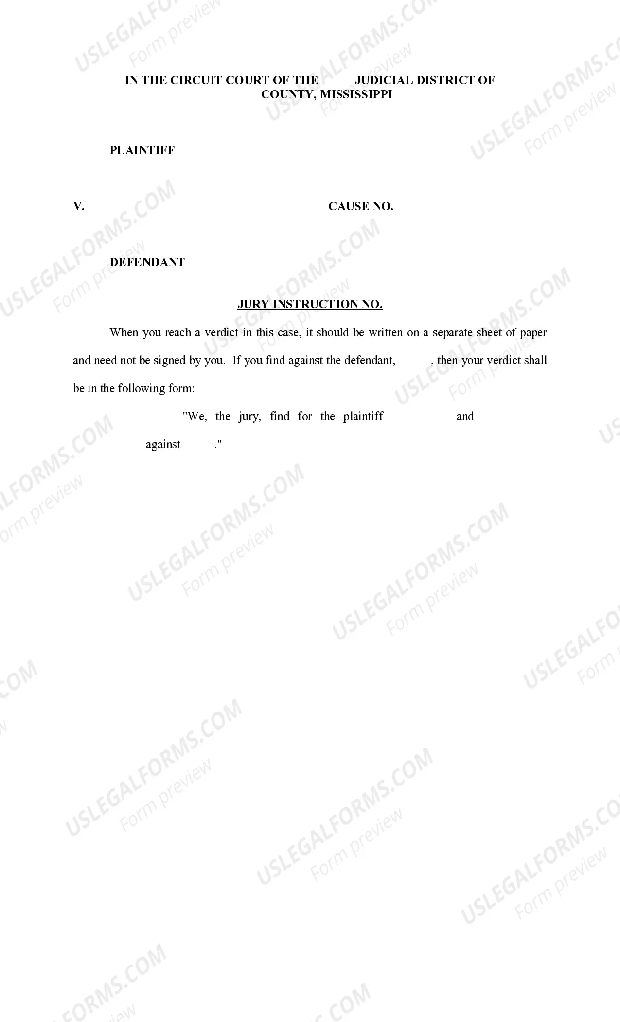 Preview Plaintiff's Jury Instructions - Auto Accident