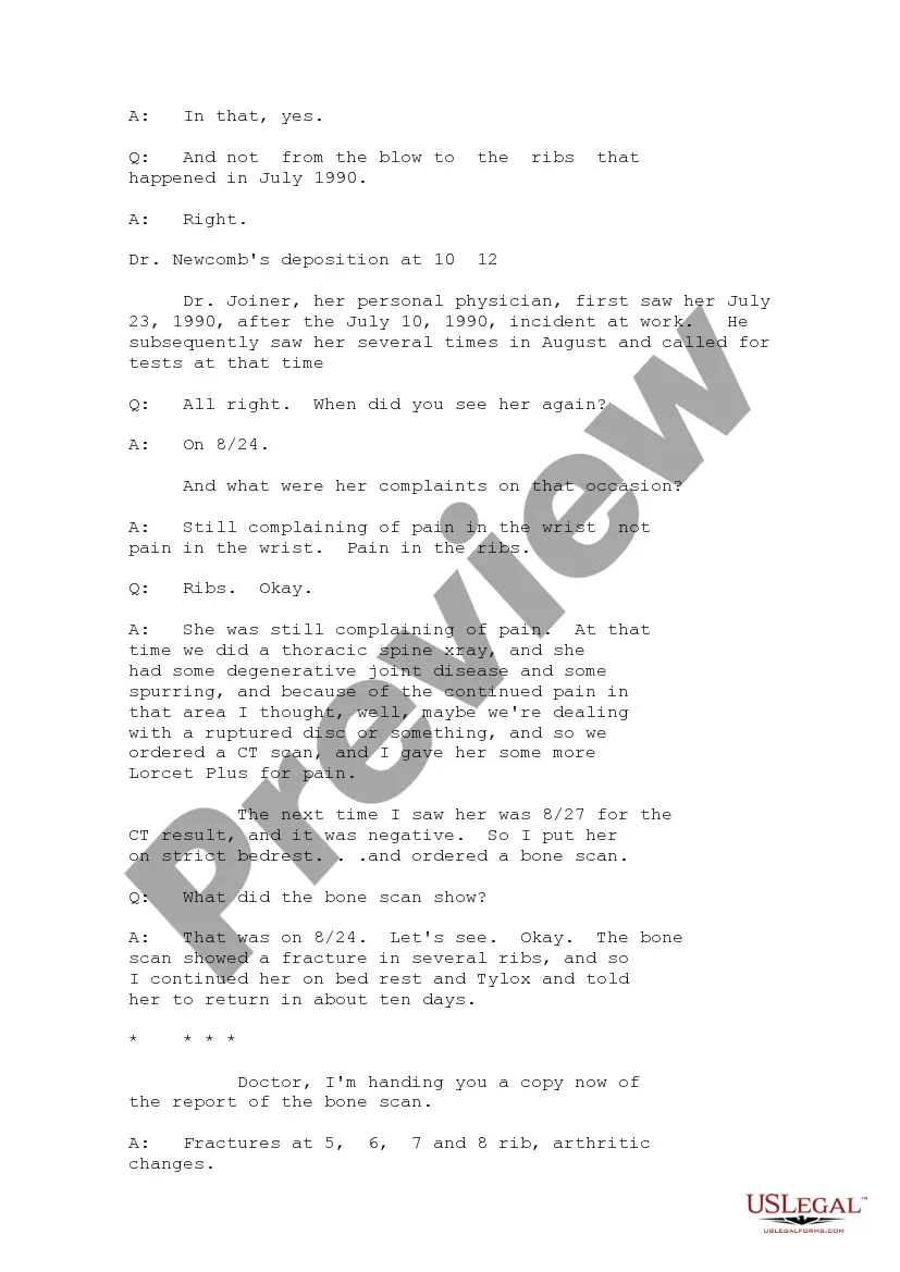 Preview Brief of Appellant - Employer and Carrier