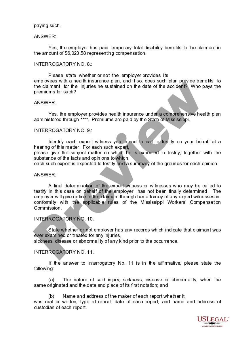 Get Claimant's First Supplemental Answers to First Set of Interrogatories and Requests for Production of Documents Preview Claimant's First Supplemental Answers to First Set of Interrogatories and Requests for Production of Documents