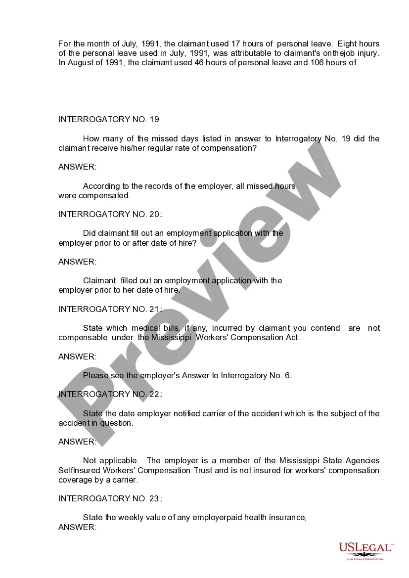 Get Claimant's First Supplemental Answers to First Set of Interrogatories and Requests for Production of Documents Preview Claimant's First Supplemental Answers to First Set of Interrogatories and Requests for Production of Documents