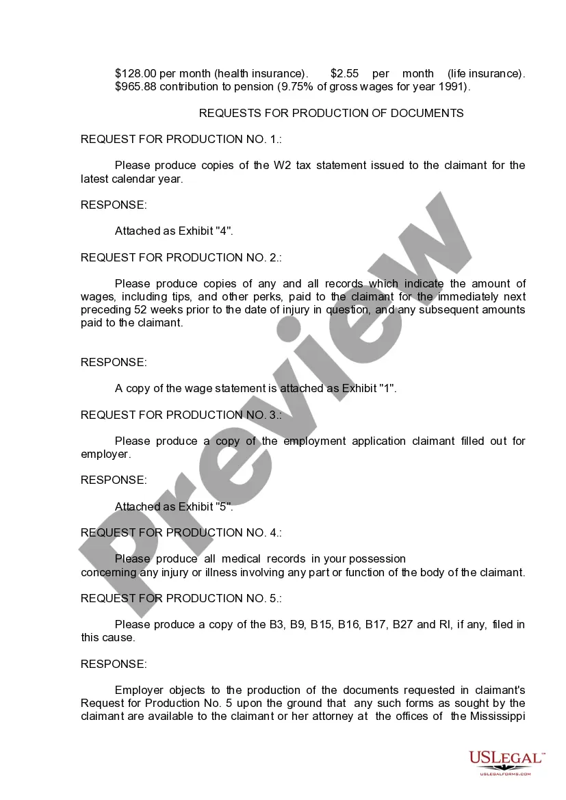 Get Claimant's First Supplemental Answers to First Set of Interrogatories and Requests for Production of Documents Preview Claimant's First Supplemental Answers to First Set of Interrogatories and Requests for Production of Documents