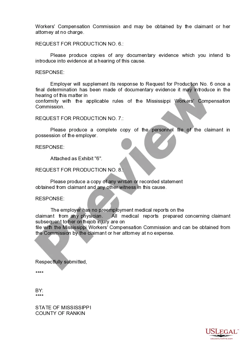 Get Claimant's First Supplemental Answers to First Set of Interrogatories and Requests for Production of Documents Preview Claimant's First Supplemental Answers to First Set of Interrogatories and Requests for Production of Documents