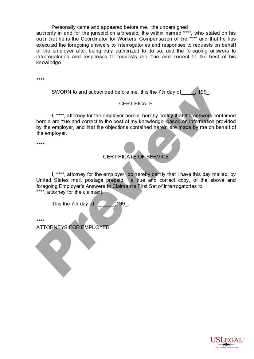 Get Claimant's First Supplemental Answers to First Set of Interrogatories and Requests for Production of Documents Preview Claimant's First Supplemental Answers to First Set of Interrogatories and Requests for Production of Documents