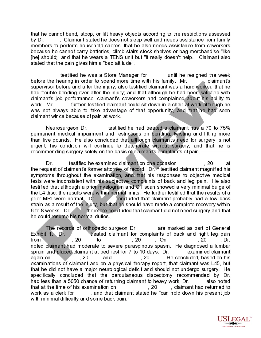 Preview Order of Administrative Judge