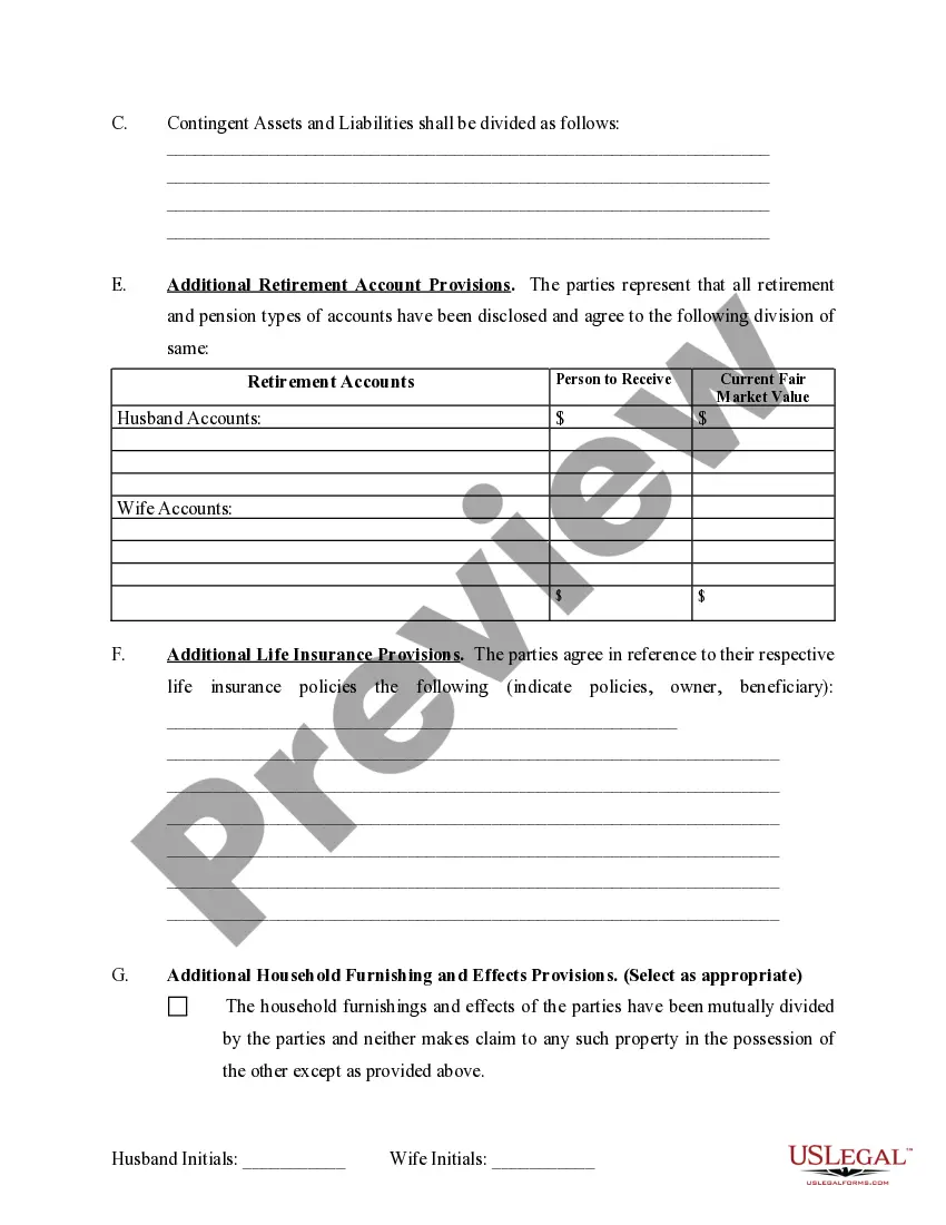 Get Separation and Property Settlement Agreement - Adult Children Preview Separation and Property Settlement Agreement - Adult Children