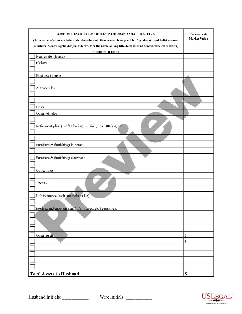 Get Separation and Property Settlement Agreement - No Children Preview Separation and Property Settlement Agreement - No Children