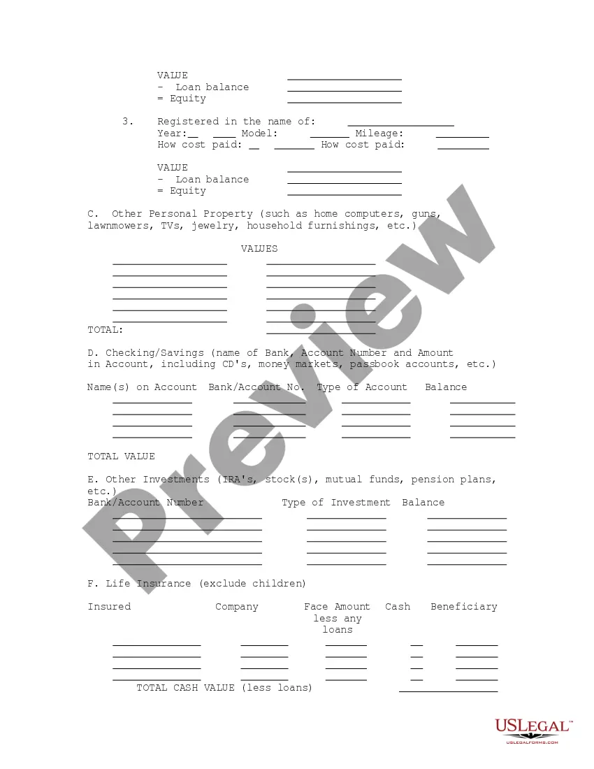 Preview Financial Statement