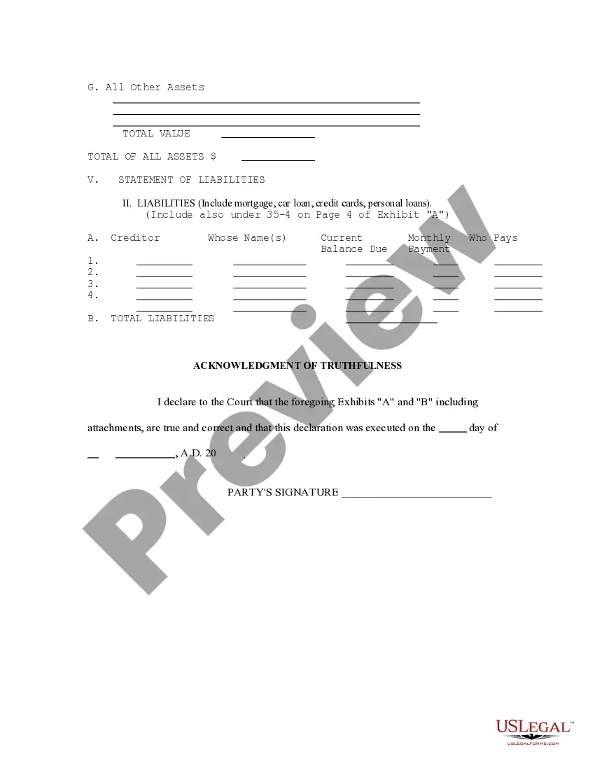 Preview Financial Statement