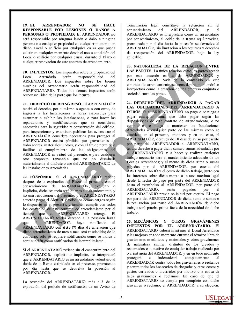 Preview Arrendamiento de edificio o espacio comercial